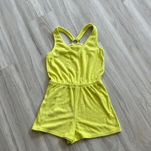 Derek Heart Lime Green Sleeveless Romper